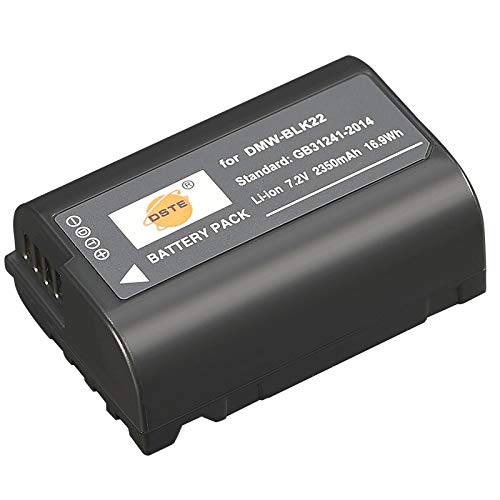 Batería DMW-BLK22 para Panasonic DC-S5 recambio DSTE para fotografía de viajes y largas sesiones
