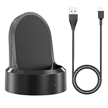 Vanjua Charger Cable for Samsung Gear S3 Watch, Wireless Replacement Charging Dock Stand Compatible with Samsung Gear Sport, S2, S3 Classic, Frontier Smartwatch Black