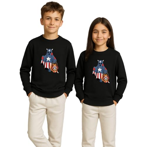 Disfraz de superhéroe de Halloween con fantasma retro, disfraz de Halloween para niños, Espíritu 3 (negro), 152