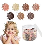100PCS Mini Flower Hair Clips
