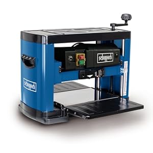 Scheppach Dickenhobel PLM1800 Hobelmaschine | Hobelbreite 330mm | Durchlasshöhe 152mm | Spanabnahme 0, 8-2, 8mm | 1500W Leistung | 2 Hobelmesser | Dickentisch 330x630mm | für Balken, Bretter & Bohlen