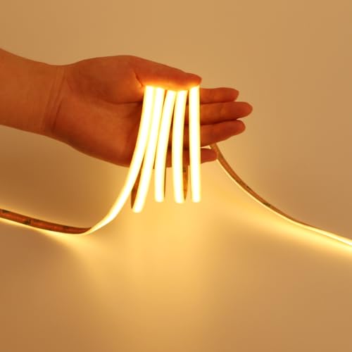 Tira LED COB 24V 10M Blanco Cálido IP65 Waterproof miniatura 5