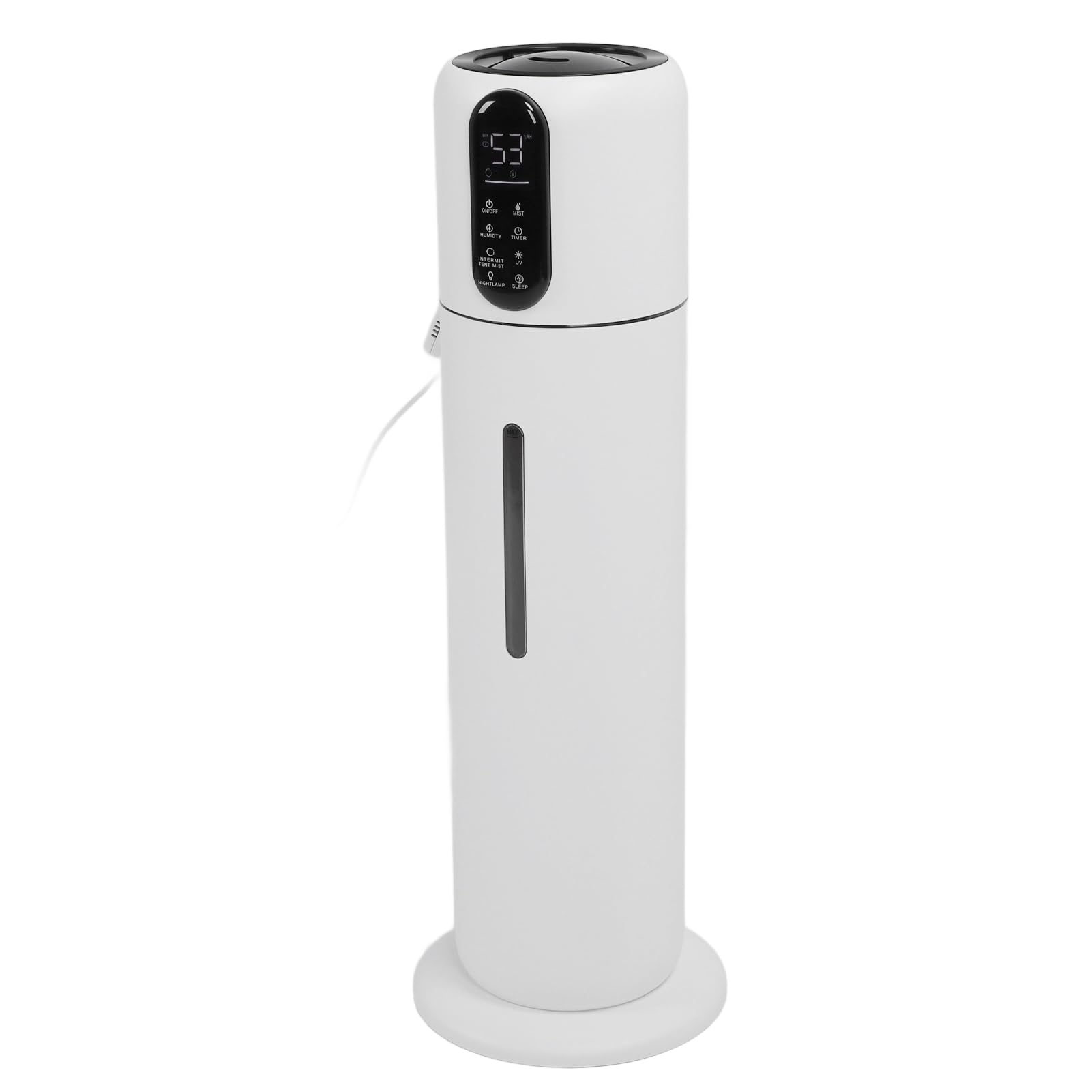Umidificatore da Pavimento per la Casa, Umidificatore per Ambienti Grandi, Telecomando, Luce Notturna a Basso Rumore a 3 velocità, 9 Litri per la Casa (Spina UE CA 100‑240 V)