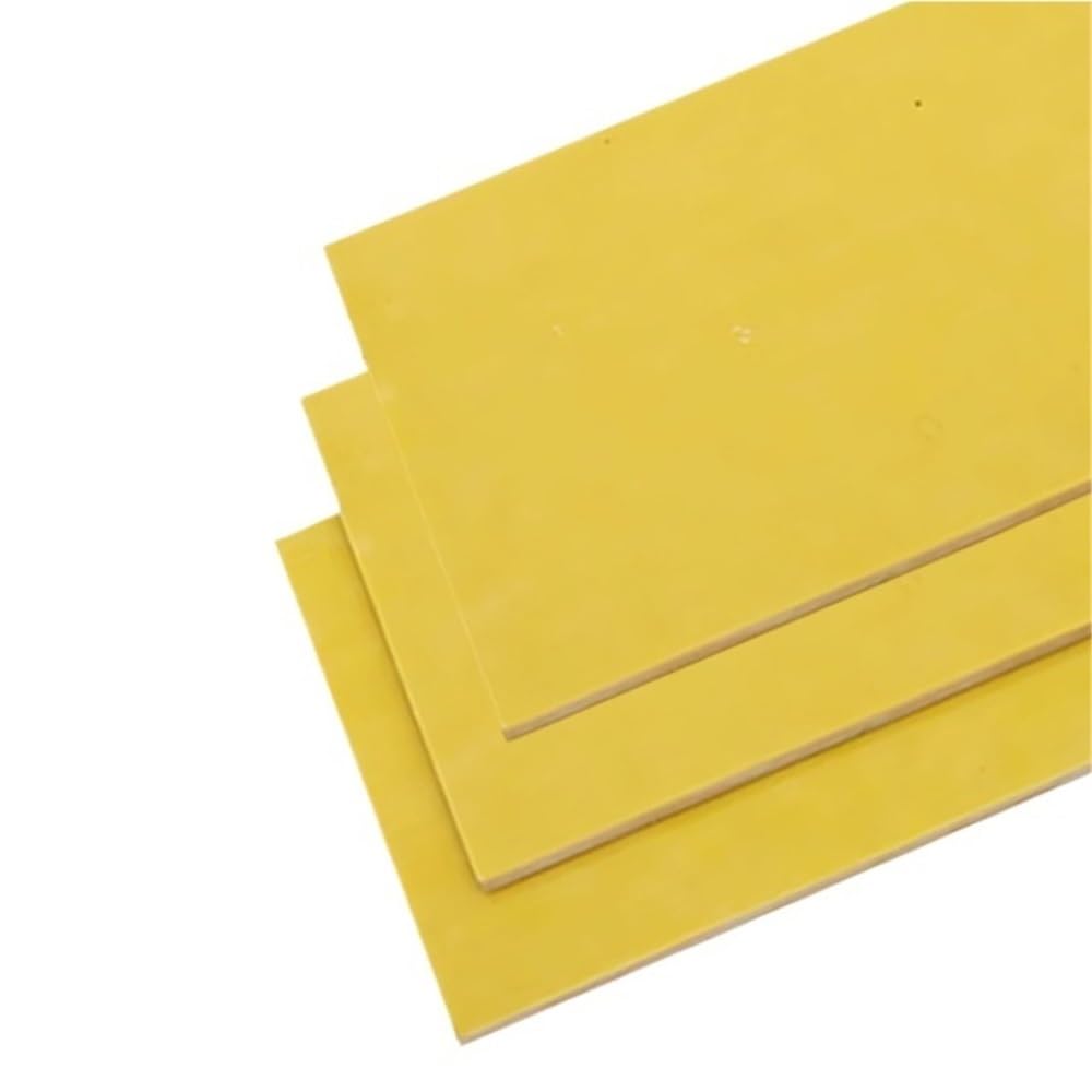 Placa epoxi de fibra de vidrio 5 uds tableros de fibra vidrio, placa resina epoxi 3240, espesor 0,3mm-10mm hoja circuito resistente a altas temperaturas(300x400x1.2mm)