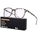Produktbild Gimdumasa Blaulichtfilter Brille Computerbrille Pc Gaming Bluelight Filter Uv Blueblocker Glasses Anti Damen Herren Ohne Stärke Entspiegelt (Leopard)