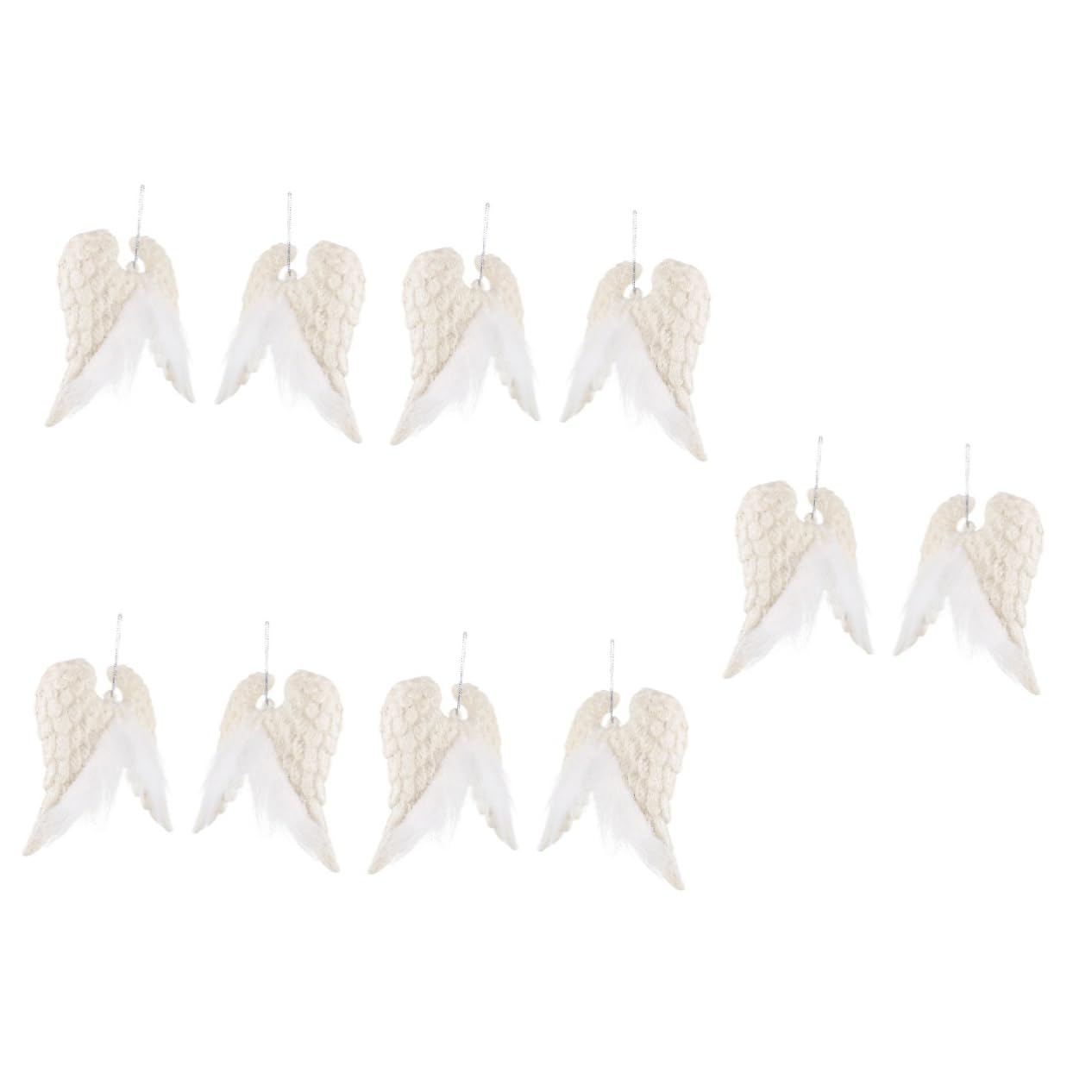 ABOOFAN 5 Sets Weihnachtsbaumschmuck Weihnachtsbaumschmuck Kreative Weihnachtsanhänger Exquisite Handwerkskunst Leichtes Weihnachtsthema Party- Und Bankettdekor 2 Stück * 5