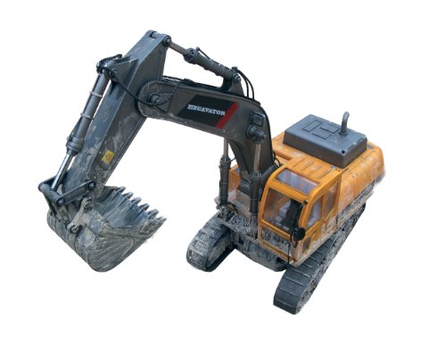 Preisvergleich Produktbild Carson 01: 12 Funktionsmodell Raupenbagger mit Fernbedienung (907200)