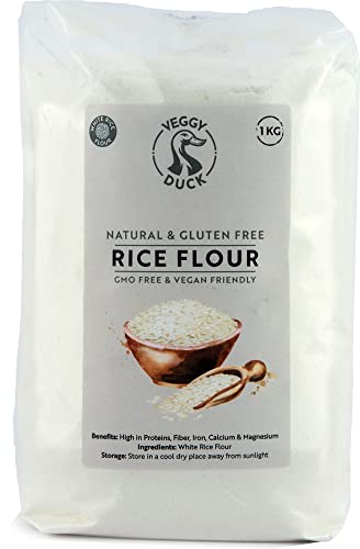 Veggy Duck - White Rice Flour (1Kg) - Gluten Free | GMO Free | Vegan