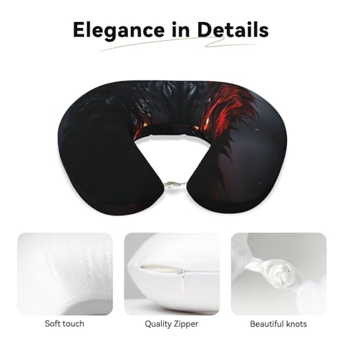 Almohada de espuma viscoelástica para cuello viaje miniatura 2