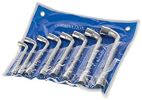 Silverline - Clés à pipe, 8 pcs 8 - 19 mm (755060)