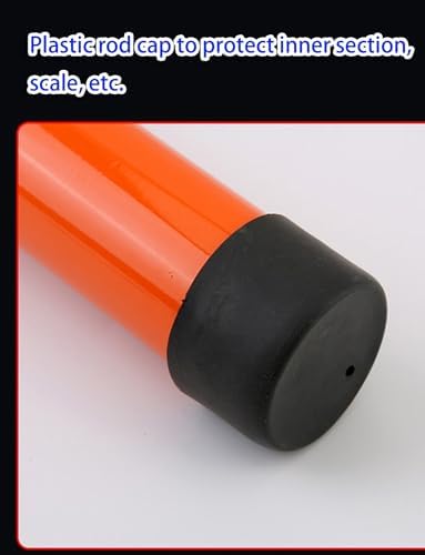 High-Voltage Measuring Rods for Linemen - Adjustable Non-Conductive Epoxy Height Measuring Stick for Live Power Line Work, Telescopic Design for Safety and Precision
