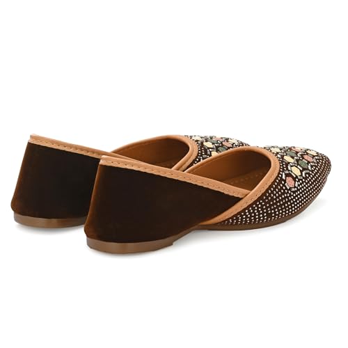 Image of Flavia Womens Flv07 Ballet Flat | Ethnic Shoes | Wedding Footwear | Fashionably Stylish for Everyday wear