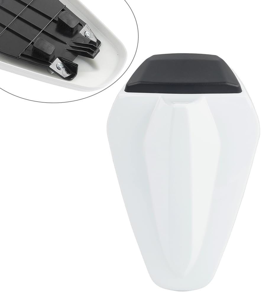Bacar Rear Seat Hump Cowl Passenger Fairing Cover Rear Seat Cowl Pillion 1 Pc For CFMOTO 675NK CF675SR 675SR 675 SR 675 NK ABS White