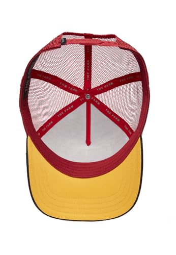 Image of Goorin Bros. Trucker Hat for Men and Women, Burgundy (The Hustle Bird), One Size
