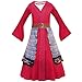 Lito Angels Vestito Costume da Hua Mulan per Bambina, Taglia 9-10 Anni Rosso 277