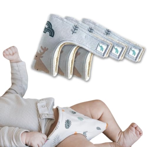 Image of The Organic Peebuddies 3-Pack - Absorbent, Easy-to-use Diaper Changing Cover for Baby Boys - Essential Baby Accessory for New Parents (Arctic Animals)