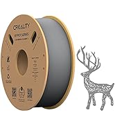 Official Creality Hyper PLA Series K1 Filament High Flow High Speed PLA Filament 1.75MM,Grey,1KG ...
