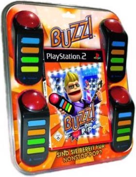 BUZZ! Das Pop-Quiz inkl. 4 Buzzer - [PS2]