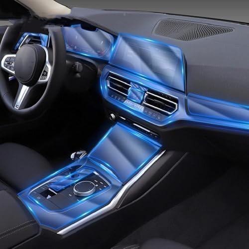 Protection PPF transparente pour écran LCD et console BMW