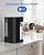 Ecoviva Mate 3 UV Countertop Reverse Osmosis Water Filter with 2 Auto-Fill Pitchers, 9-Stage RO Filtration System, Installation-Free, Reduces TDS, 3:1 Pure-to-Drain Ratio, Home & Kitchen, Black