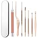 IEnkidu Durable Portable With LED Light Ear Pick Spoon Set Ear Cleaner Tool Eyeliner Brushes