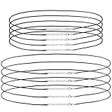 Premium Quality Material: Our waxed necklace cord is crafted from high-quality, soft waxed cotton, providing comfort for daily wear. The durable silver lobster clasp ensures a secure fit, making it good for all-day wear without irritation. Versatile ...