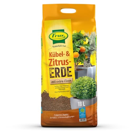 frux® Kübel- & Zitruspflanzenerde mit extra Eisen - 18 Liter