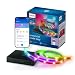 Philips Smart Lighting HDMI Sync Box with TV Backlight, RGBIC LED Strip for 75-85 Inch TVs, Synchronized with Films, Music, HDMI 2.0, 4K @ 60Hz, Connected by WiZ, External Video Source Required