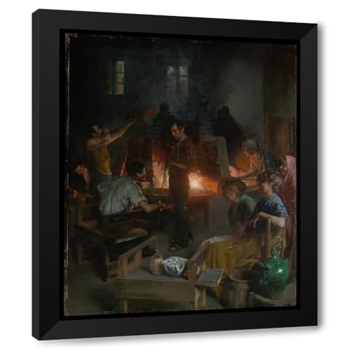 ArtDirect Glass Blowers of Murano Custom Framed Art Print