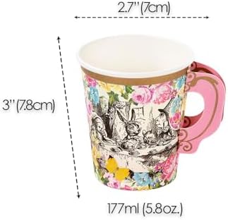 Talking Tables Alice In Wonderland Tea Cups And Saucer Sets Mad Hatter Tea Party