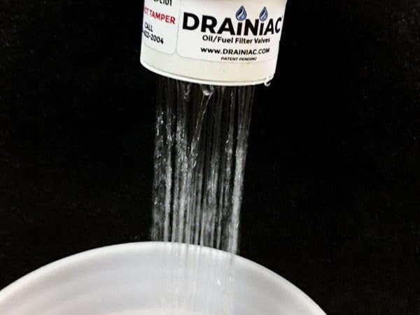 Drainiac® Petroleum Filter Valve: 3.5″ Diameter x 5.5″L with .75 MIPT Fitting