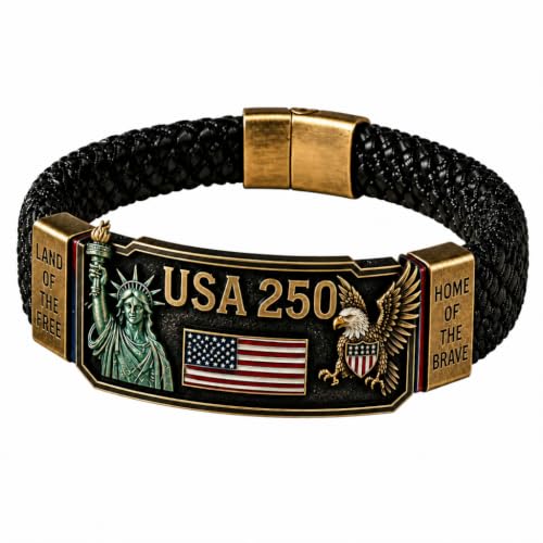 USA 250th Anniversary Veteran Memorial Bracelet