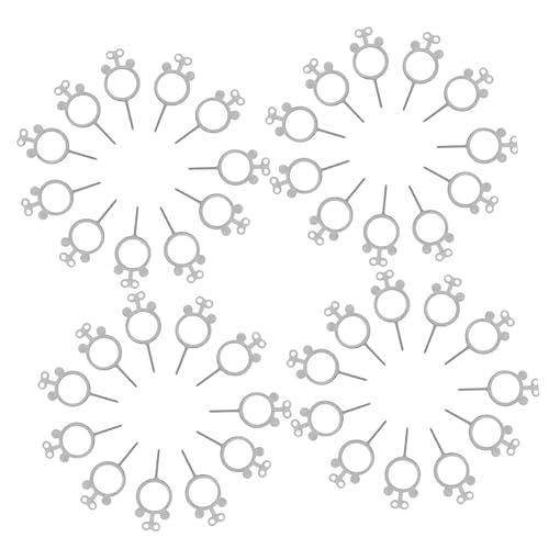 Uonlytech 100pièces Outils De Retrait Sim Éjecteur Acier Inoxydable Extracteur De Carte Sim pour Smartphones Et Tablettes