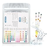 50-Pack 16 IN 1 Drinking Water Test Strips Kit - pH, Hardness, Lead, Chlorine, Iron, Copper, Nitrate & More - Home Water Testing Kit for Safe Drinking Water, Tap & Well Water