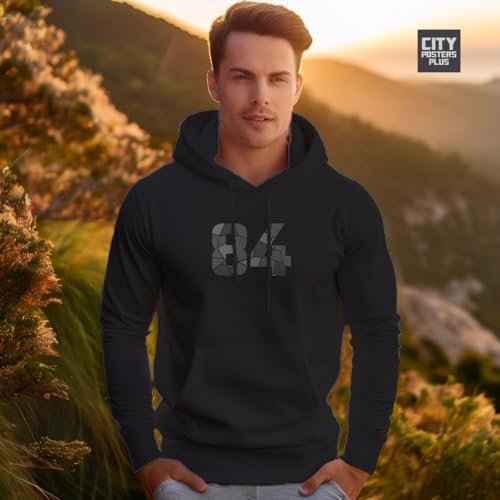Sweat à capuche noir 84 pour un confort thermique optimal