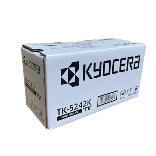 Image of KYOCERA TK-5242K Black Toner Cartridge for M5526cdw / P5026cdw Model Laser Printers (1T02R70US0)