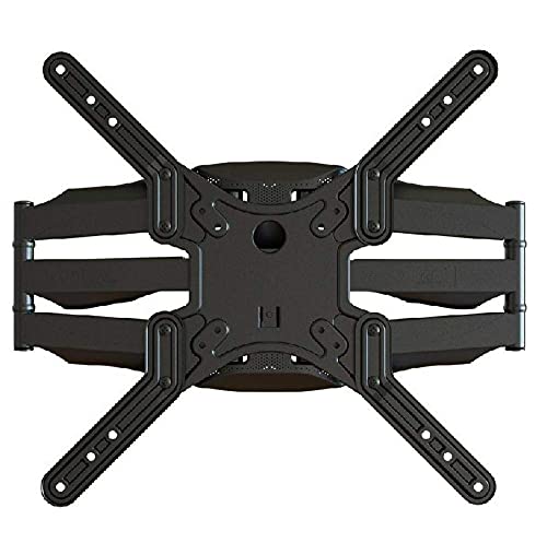 Support mural TV pour chambre et cuisine avec réglage de hauteur en acier inoxydable durable