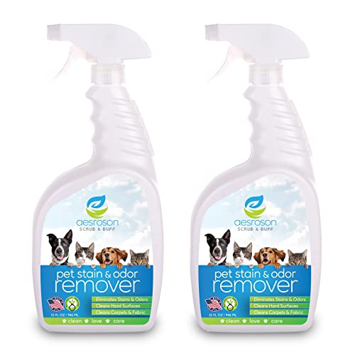 Aesroson Pet Stain and Odor Remover Spray 3in1 Formula Natural Pet