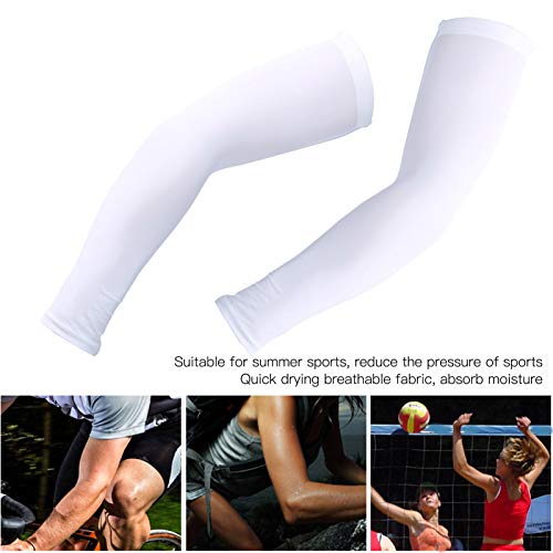 01 Manga de braço com proteção UV, manga de braço de ciclismo para esportes de verão (M)