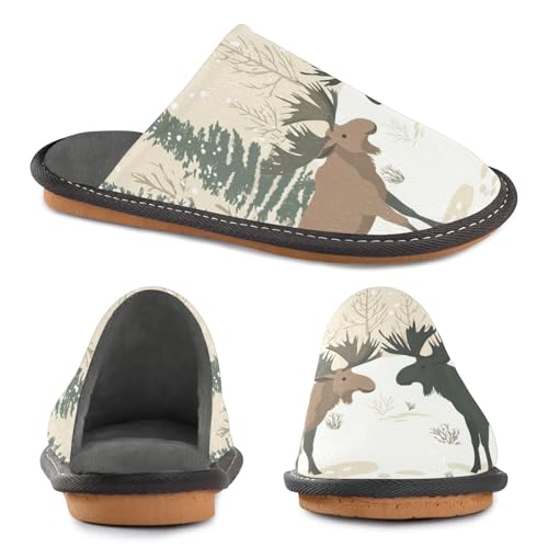 Cartoon Christmas Home Slippers Bedroom Shoes Slippers Women Indoor Men's Indoor Outdoor Slippers2