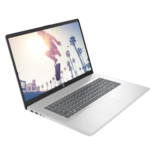 Image of HP 17 inch Laptop for Business and Students, Ms Office Lifetime, Wins 11 Pro, Intel i7-1355U(10-Core), FHD(1920x 1080), Fingerprint, Touch Screen, External CD /DVD Drive, w /Accessory (64GB RAM | 2TB SSD)