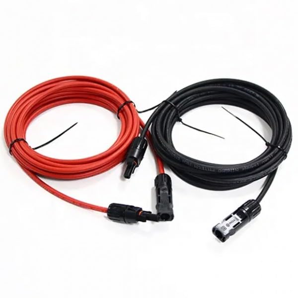 10x doitBau Verlängerungskabel Set 4mm² 2x 2m H1Z2Z2-K für Solarmodule Solarkabel Solarsteker MC4 Solar beidseitig schwarz rot mit Stecker PV Photovoltaik