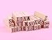 Wooden Rubber Stamp Alphabet,Dedoot 26 Pcs Vintage Wood Capital Letter Stamps for Card Making DIY Craft Scrapbooking