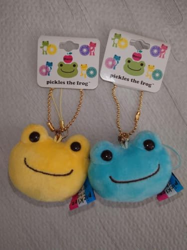 ピクルス ザ フロッグ キーホルダー 2色セット 青 黄色のサムネイル