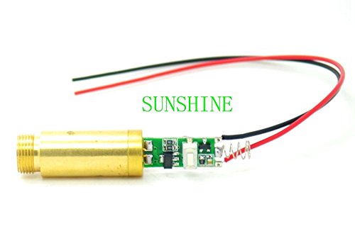 Module diode laser vert 532nm 100mw avec câble d'alimentation pour alignement