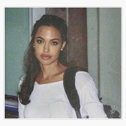 Angelina Jolie 1990S Sticker Vinyl Waterproof Sticker Decal Car Laptop Wall Window Bumper Sticker 5"