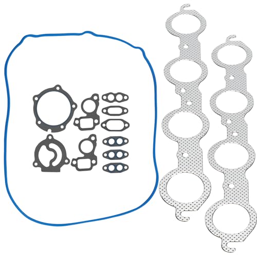 Image of Cylinder Head Gasket Set Compatible for 2004-2013 GMC Chevy Silverado Sierra 1500 Classic 2500 3500 HD Express SSR Tahoe Savana Yukon XL Cadillac Escalade ESV EXT Hummer H2 Saab 9-7x