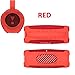 JCHPINE Silicone Cover Case for JBL Charge 5 Portable Bluetooth Speaker, Protective Skin Holder for JBL Charge 5 Speaker Accessories (Red Case, NOT Fit Wi-Fi Version)