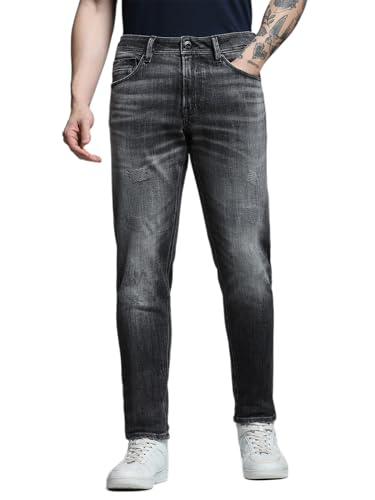 Image of Jack & Jones Men's Regular Fit Jeans | Low Rise | Jeans for Men