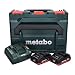 Produktbild Metabo 101198521 Akku-Basis-Set mit 2 x 18V/4 Ah LiHD Akkus und ASC Ultra Ladegerät + Metaloc